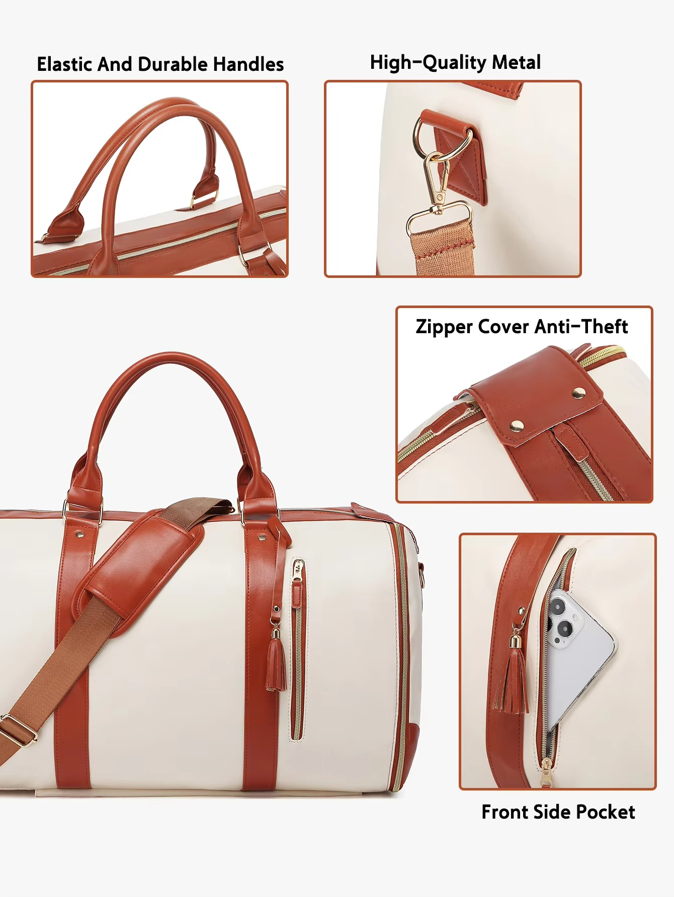 Cavera™ Duffle Travel Bag – Stylish, Spacious & Durable with Wheels | 2-Year Warranty