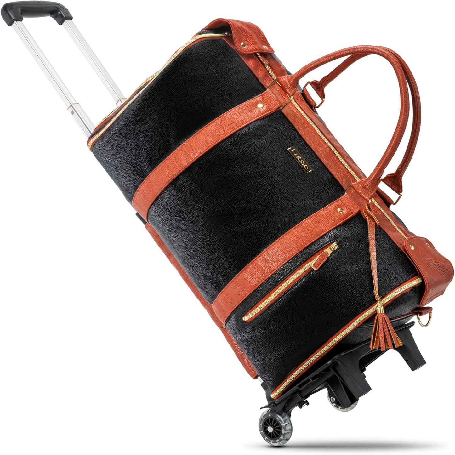 Cavera™ Duffle Travel Bag – Stylish, Spacious & Durable with Wheels | 2-Year Warranty