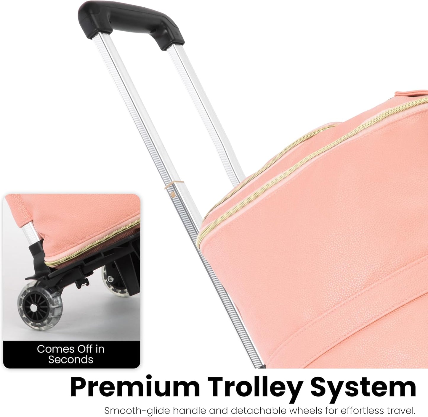 Cavera™ Duffle Travel Bag – Stylish, Spacious & Durable with Wheels | 2-Year Warranty